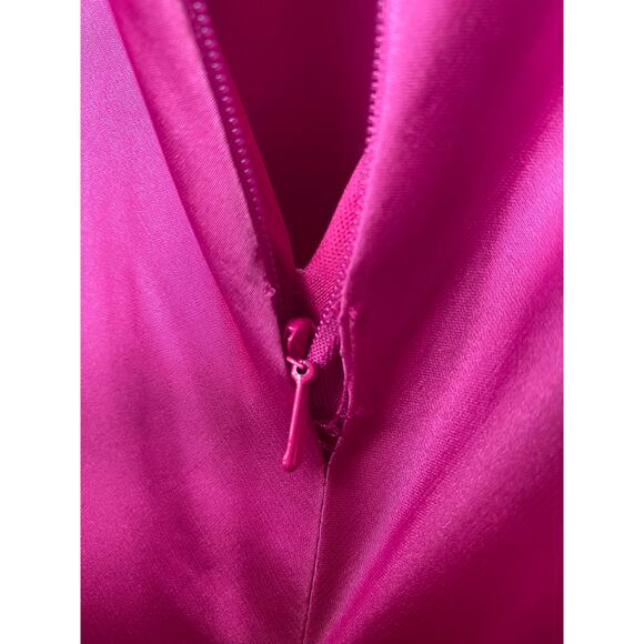 NWT MAC DUGGAL DRESS 10 GOWN PINK SATIN BRIDESMAID EVENING FORMAL WEDDING GUEST - Picture 10 of 16